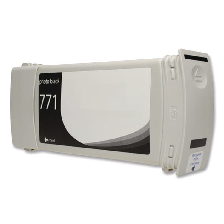 CLOVER IMAGING GROUP Remanufactured Photo Black Ink, Replacement for 771 (CE043A, B6Y21A), 775 mL (CTGWH771PB)