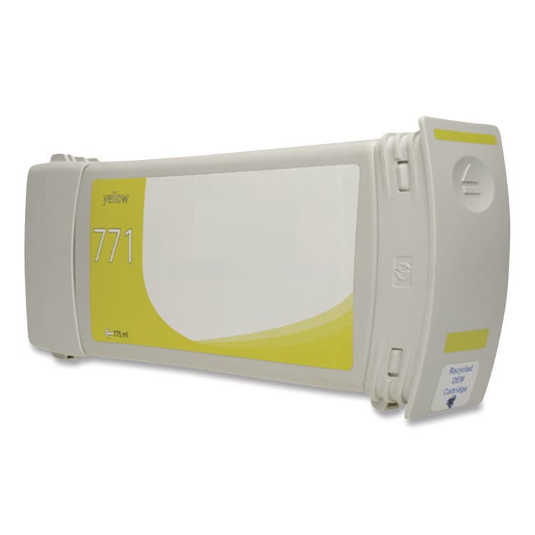 CLOVER IMAGING GROUP Remanufactured Yellow Ink, Replacement for 771 (CE040A, B6Y18A) 775 mL (CTGWH771Y)
