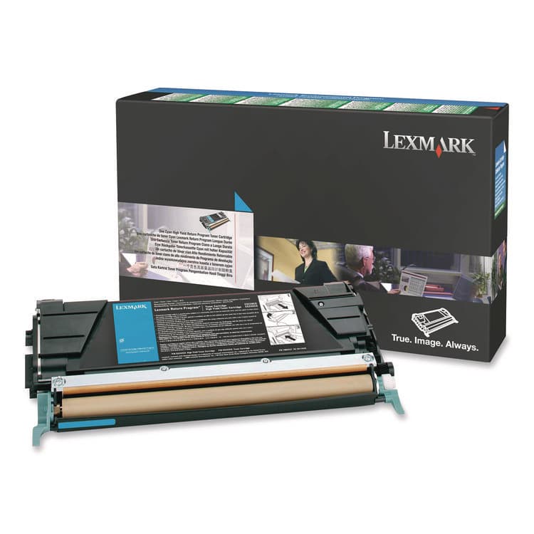 LEXMARK INT'L, . C5340CX Return Program Extra High-Yield Toner, 7,000 Page-Yield, Cyan (LEXC5340CX)