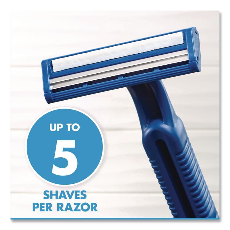 PROCTER & GAMBLE Sensor2 Disposable Razor, 2 Blades, 5/Pack, 36 Packs/Carton (PGC65853) thumbnail 4
