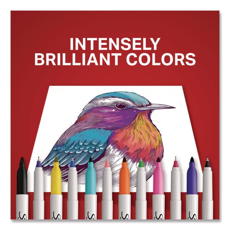 SANFORD Permanent Markers Ultimate Collection Value Pack, Assorted Bullet Tips, Assorted Colors, 72/Set (SAN1983254) thumbnail 3