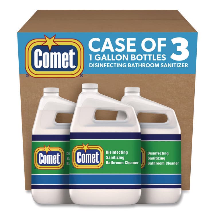 PROCTER & GAMBLE Disinfecting-Sanitizing Bathroom Cleaner, One Gallon Bottle, 3/Carton (PGC22570CT)