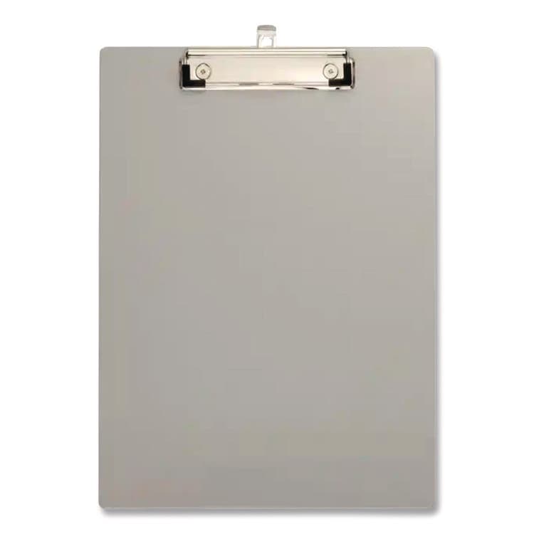 OFFICEMATE INTERNATIONAL CORP. Officemate Aluminum Magnetic Clipboard, 1.5" Clip Capacity, Holds 8 x 11 Sheets, Gray (OIC83217)