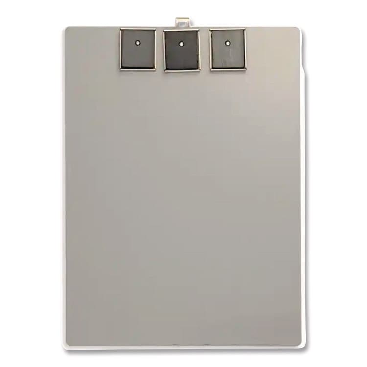 OFFICEMATE INTERNATIONAL CORP. Officemate Aluminum Magnetic Clipboard, 1.5" Clip Capacity, Holds 8 x 11 Sheets, Gray (OIC83217) thumbnail 2