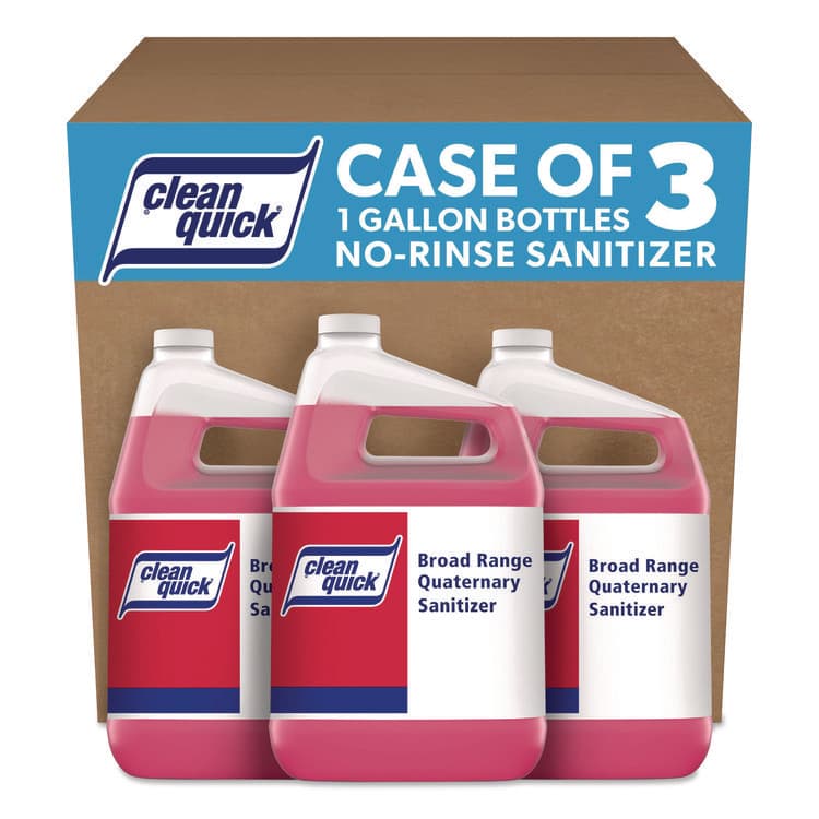 PROCTER & GAMBLE Broad Range Quaternary Sanitizer, Sweet Scent, 1 gal Bottle, 3/Carton (PGC07535) thumbnail 2