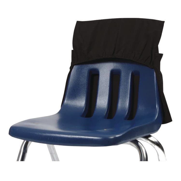 VICTOR SYSTEMS/KARDEX Elastic-Back Seat Sack for Chairs 12" to 17" Wide, 11 x 15.5 x 14, Fabric, Black (SSK30101) thumbnail 3