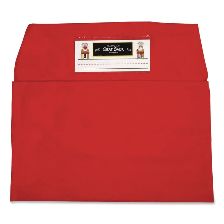 VICTOR SYSTEMS/KARDEX Elastic-Back Seat Sack for Chairs 12" to 17" Wide, 11 x 15.5 x 14, Fabric, Red (SSK10101) thumbnail 2