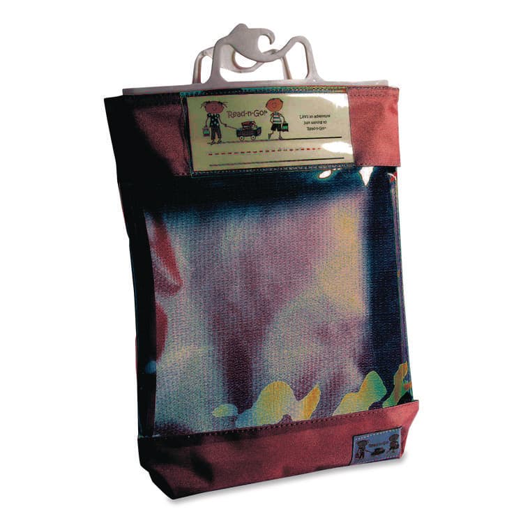 VICTOR SYSTEMS/KARDEX Seat Sack Read-N-Go Book Bag, 10.5 x 2 x 16, Red (SSK10080)