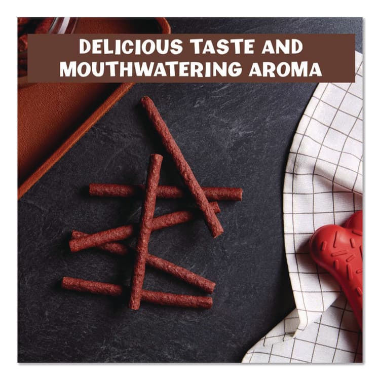 BIG HEART PET Original Beef Flavor Dog Snack Sticks, 8 oz Pouch, 8/Carton (PPXSMU51021CS) thumbnail 4