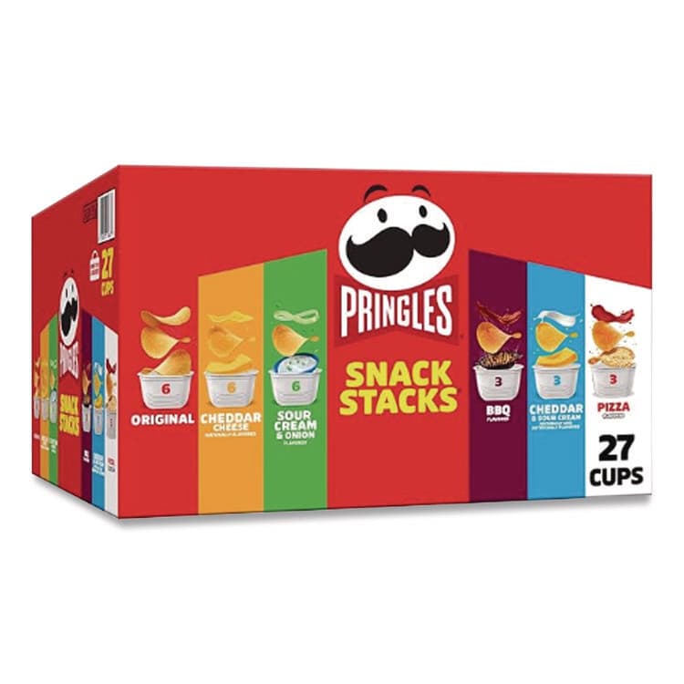 KELLOGG'S Snack Stack Variety Pack Crisps, (6) 0.67 and (21) 0.74 oz/Tubs, 27/Carton (PRGKEE18263)