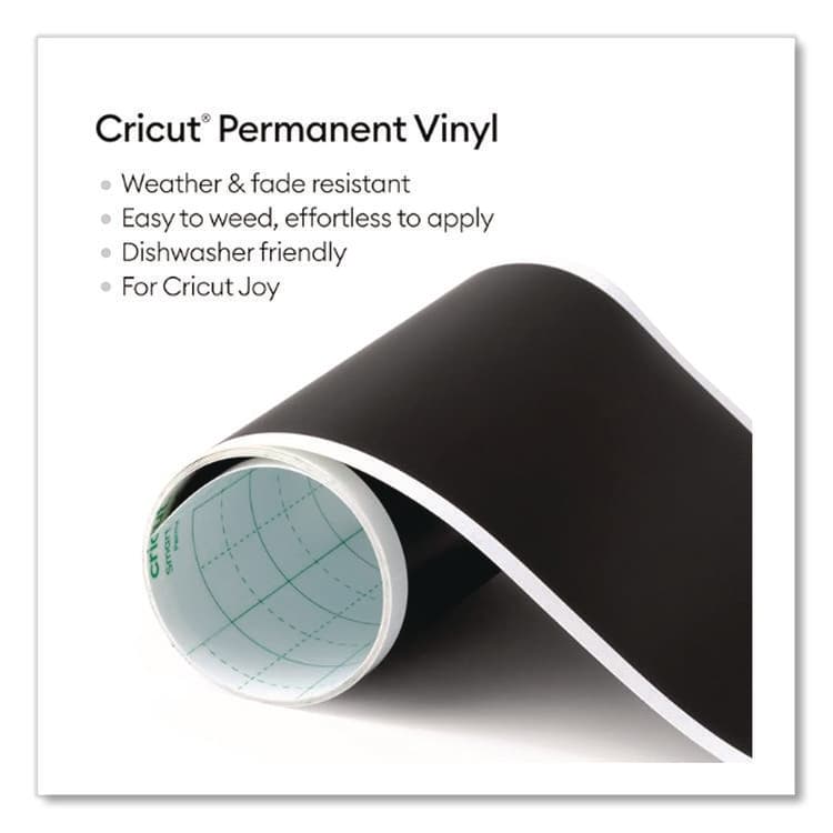 PROVO CRAFT & NOVELTY, . Joy Permanent Smart Vinyl for Assorted Surfaces, 5.5 x 120, Black (CCU2007352) thumbnail 3