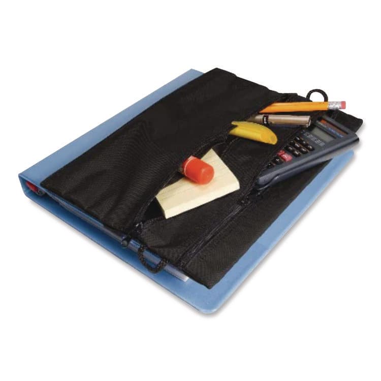OFFICEMATE INTERNATIONAL CORP. Strap-n-Sack for Binder, 11.5 x 8.5, Blue (OIC31870) thumbnail 3