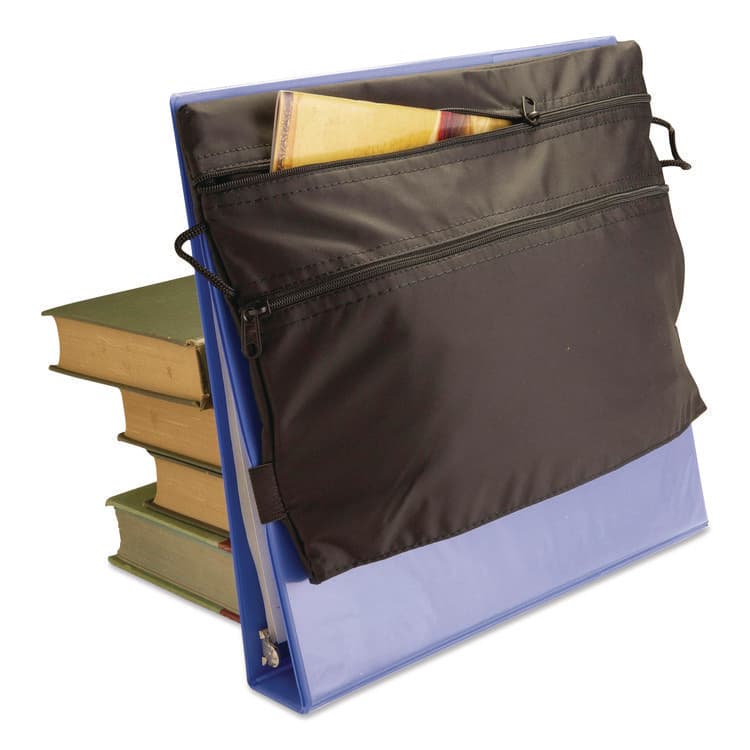 OFFICEMATE INTERNATIONAL CORP. Strap-n-Sack for Binder, 11.5 x 8.5, Blue (OIC31870) thumbnail 2
