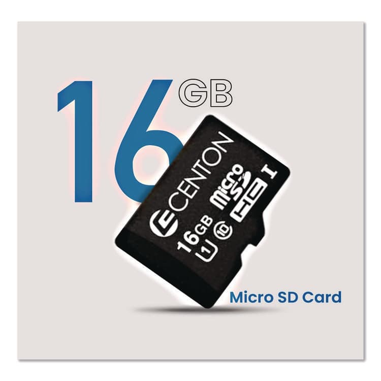 CENTON ELECTRONICS . microSDHC Memory Card with SD Adapter, UHS-I U1 Class 10, 16 GB (CELS1MSDHU116G) thumbnail 2