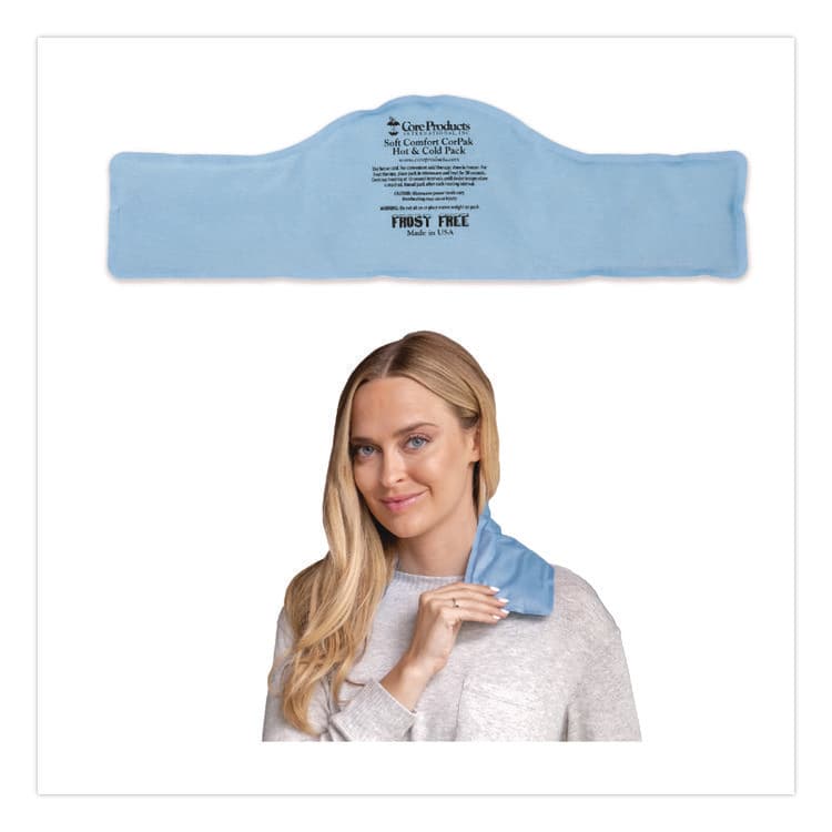 CORE PRODUCTS INTERNATIONAL, Soft Comfort CorPak Reusable Hot and Cold Pack, Neck Contour, 20 x 6 (COEACC552) thumbnail 3