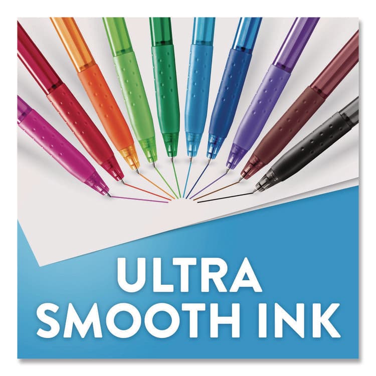 SANFORD InkJoy 300 RT Ballpoint Pen, Retractable, Medium 1 mm, Assorted Ink and Barrel Colors, 24/Set (PAP1951398) thumbnail 2