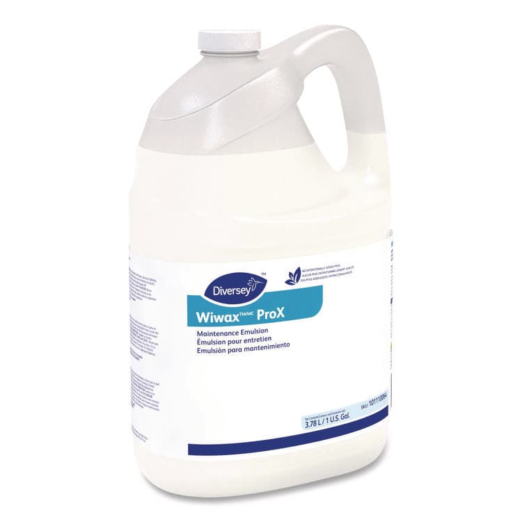 DIVERSEY Wiwax ProX Maintenance Emulsion, 1 gal Bottle, 4/Carton (DVO101110064) thumbnail 3