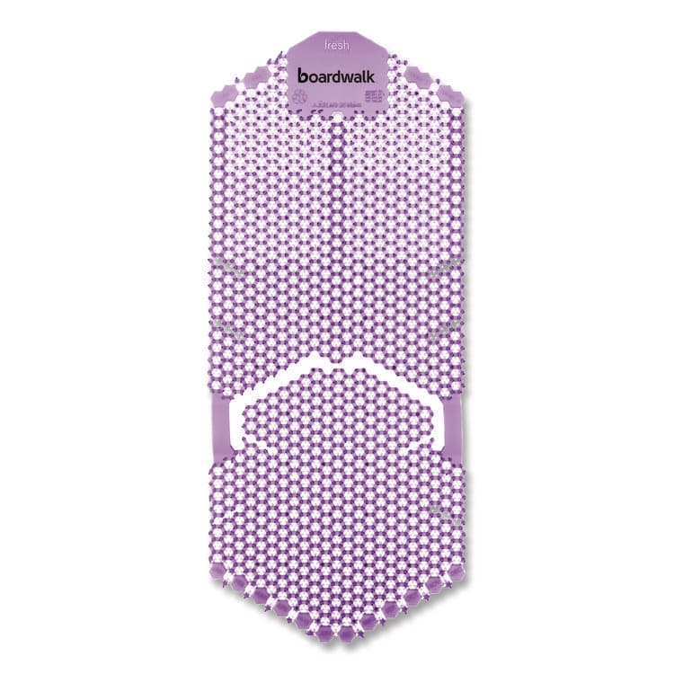 BOARDWALK Vertical Urinal Screen, Lavender Scent, Purple, 5.22 oz, 6/Carton (BWKVERUSPUR)