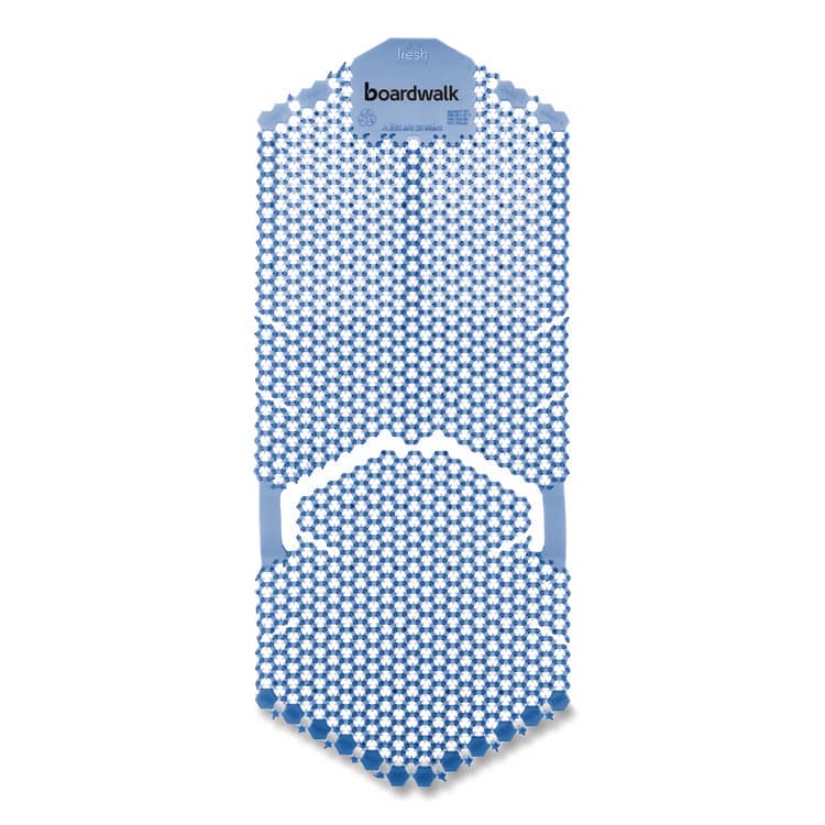 BOARDWALK Vertical Urinal Screen, Cotton Blossom Scent, Blue, 5.22 oz, 6/Carton (BWKVERUSCL)