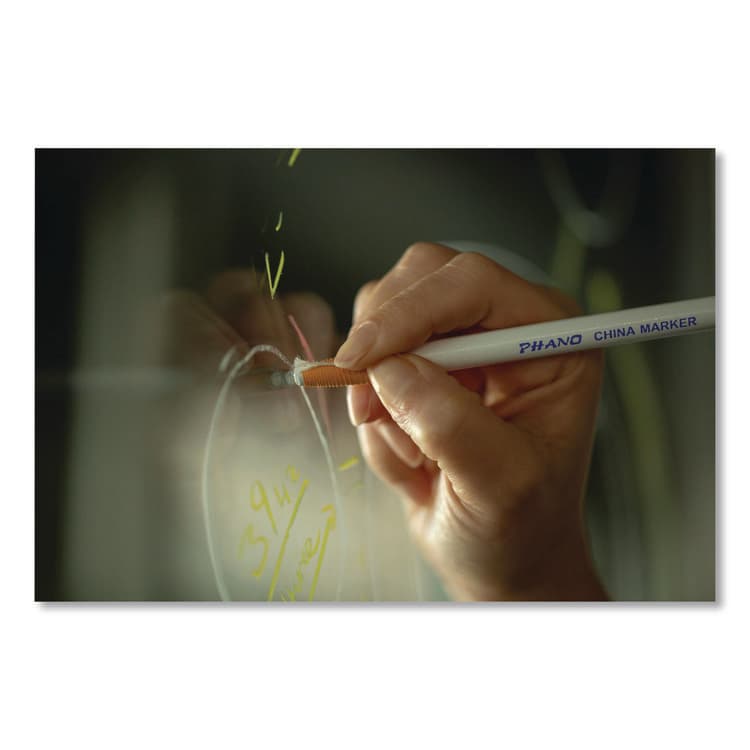 DIXON TICONDEROGA CO. China Marker, 0.3" x 7", Green, Dozen (DIX000740002) thumbnail 4