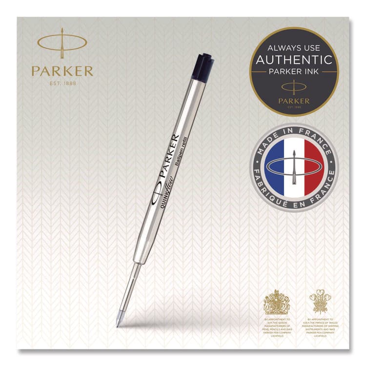 SANFORD Refill for Parker Ballpoint Pens, Fine Conical Tip, Black Ink (PAR1950367) thumbnail 2