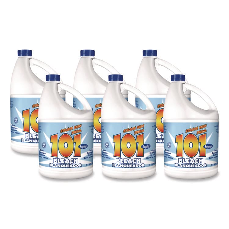 KIK INTERNATIONAL Regular Cleaning Low Strength Bleach, 1 gal Bottle, 6/Carton (KIK11006755042)