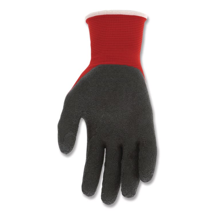 MCR SAFETY Ninja Flex Latex Coated Palm Gloves, EN388: 3131, 10" Long, Medium, Red/Gray, 12 Pairs (CRWN9680M) thumbnail 4