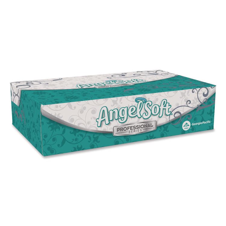 GEORGIA PACIFIC Angel Soft ps Premium Facial Tissue, Flat Box, 2-Ply, White, 100 Sheets/Box (GPC48580BX) thumbnail 3