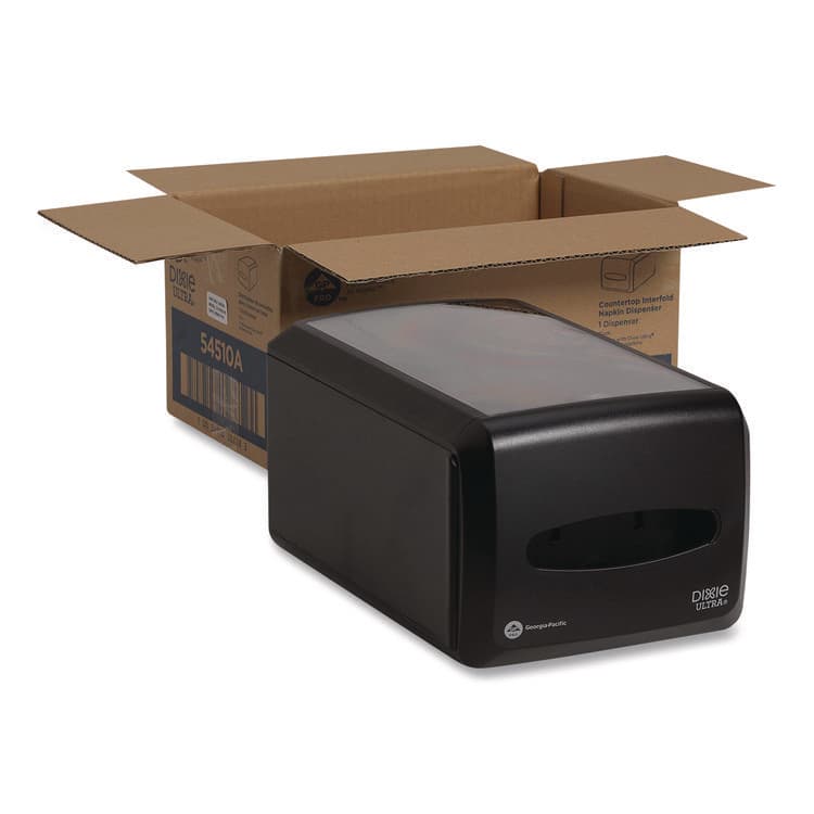 GEORGIA PACIFIC Countertop Napkin Dispenser, 13.25 x 8.56 x 7.18, Black (GPC54510A) thumbnail 3