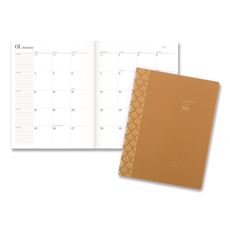 MEAD PRODUCTS WorkStyle Stitched Monthly Planner, 11 x 8.5, Sunbaked Clay Cover, 12-Month (Jan-Dec): 2026 (AAG160609107) thumbnail 4
