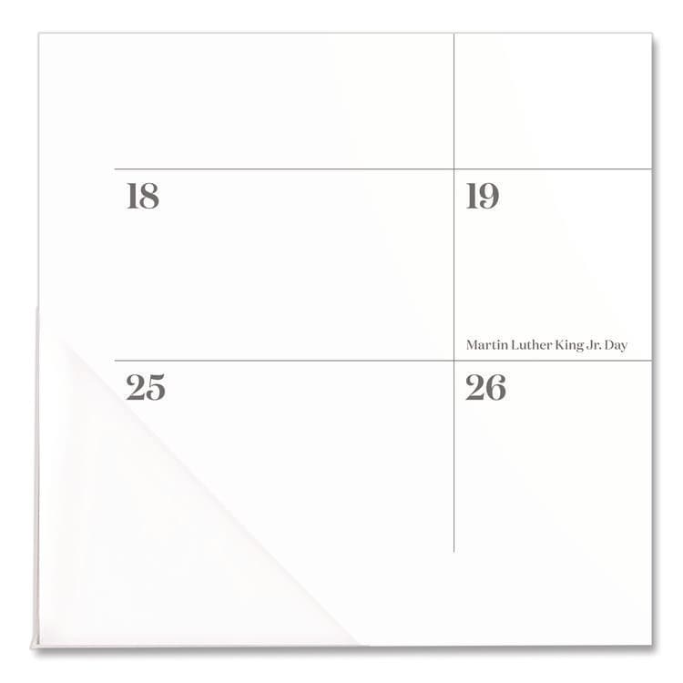 MEAD PRODUCTS Workstyle Compact Deskpad, 17.75 x 11, White Sheets, Pink Headband/Clear Corners, 12-Month (Jan-Dec): 2026 (AAG1606705) thumbnail 4