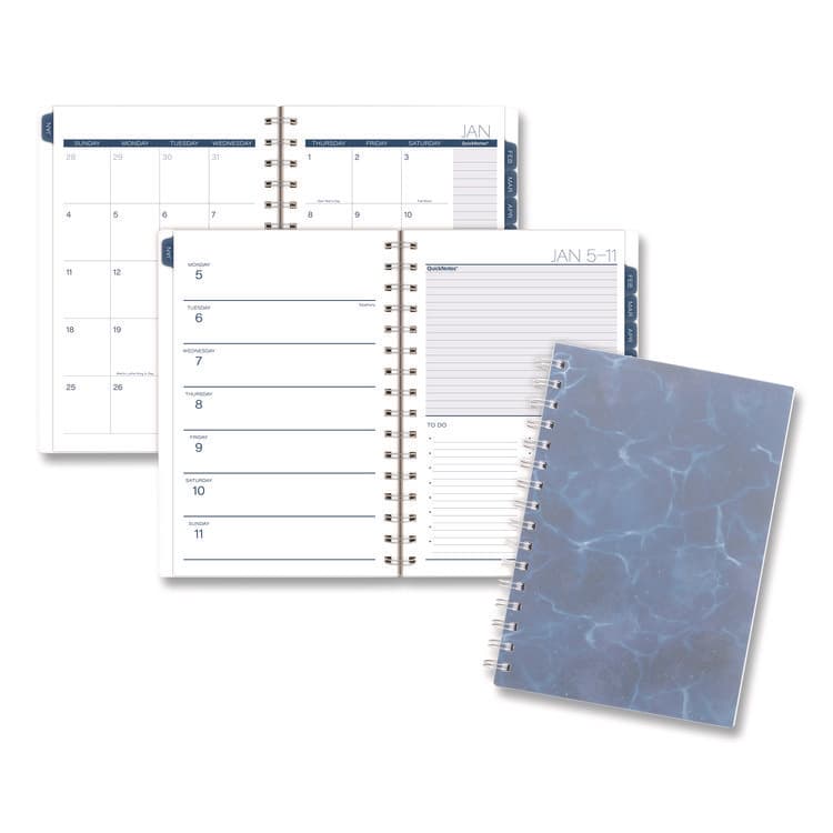 MEAD PRODUCTS Abyss Weekly/Monthly Planner, 8.5 x 5.5, Water-Inspired Artwork, Blue Cover, 12-Month(Jan-Dec): 2026 (AAG1756200) thumbnail 4