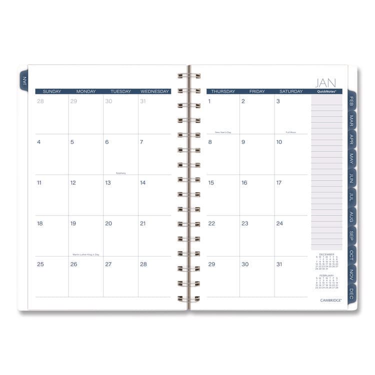 MEAD PRODUCTS Abyss Weekly/Monthly Planner, 8.5 x 5.5, Water-Inspired Artwork, Blue Cover, 12-Month(Jan-Dec): 2026 (AAG1756200) thumbnail 3