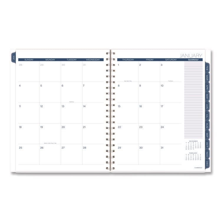 MEAD PRODUCTS Abyss Weekly/Monthly Planner, 11 x 8.5, Water-Inspired Artwork, Blue Cover, 12-Month (Jan-Dec): 2026 (AAG1756905) thumbnail 3