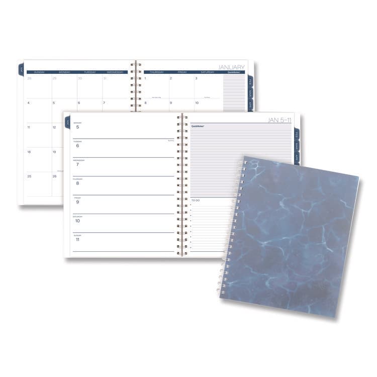MEAD PRODUCTS Abyss Weekly/Monthly Planner, 11 x 8.5, Water-Inspired Artwork, Blue Cover, 12-Month (Jan-Dec): 2026 (AAG1756905) thumbnail 4