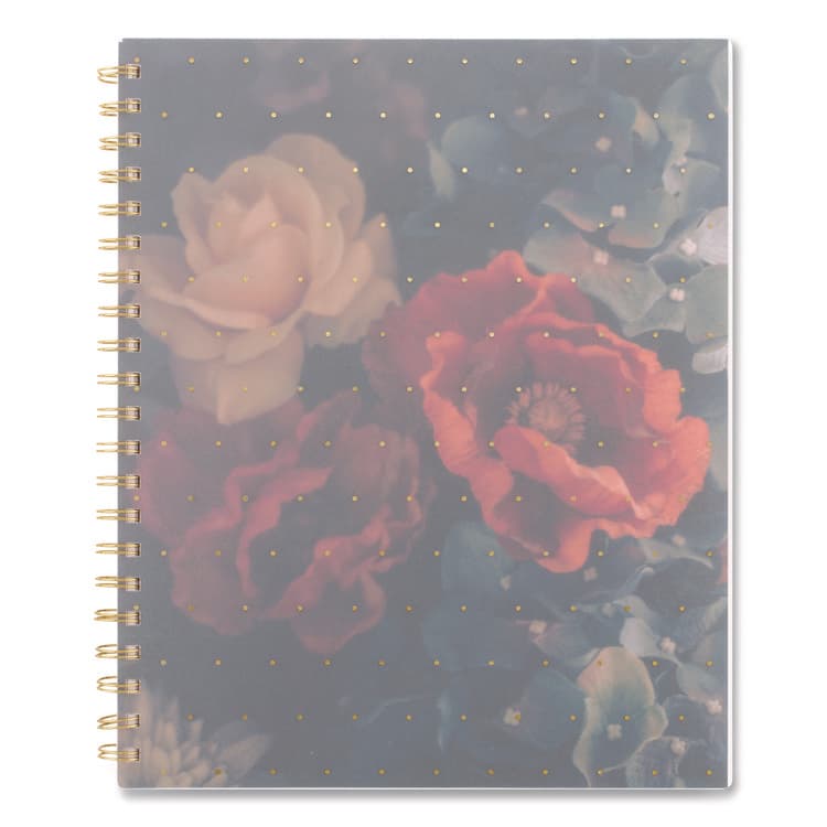 MEAD PRODUCTS Midnight Garden Weekly/Monthly Planner, 11 x 8.5, Floral Artwork, Black/Pink/Green Cover, 12-Month (Jan-Dec): 2026 (AAG1768905) thumbnail 4
