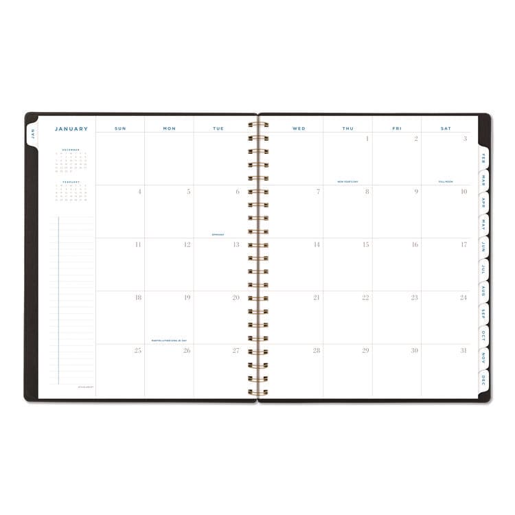 AT-A-GLANCE Signature Collection Weekly/Monthly Planner, 11 x 8.5, Black Cover, 12-Month (Jan-Dec): 2026 (AAGYP90501) thumbnail 3
