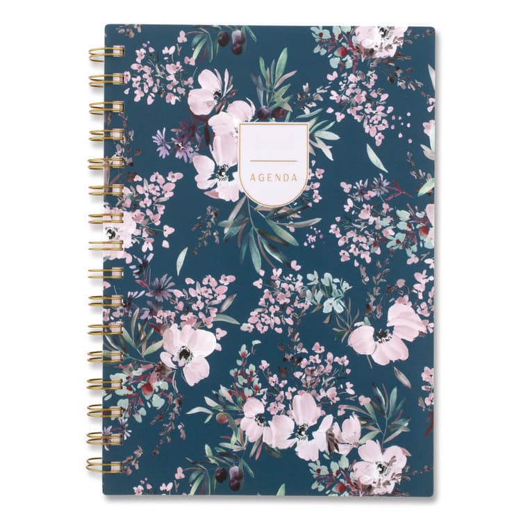 MEAD PRODUCTS Weekly/Monthly Calista Floral Planners, 8.5 x 5.5, Floral Artwork, Blue/Purple/Green Cover, 13-Month: Jan 2026 to Jan 2027 (AAGLB40200) thumbnail 4