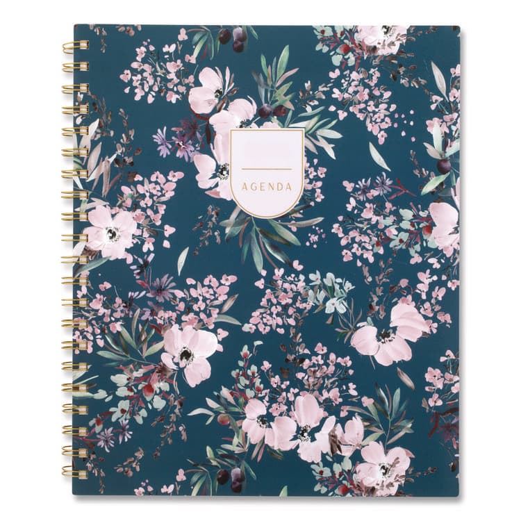 MEAD PRODUCTS Weekly/Monthly Calista Floral Planners, 11 x 8.5, Floral Artwork, Blue/Purple/Green Cover, 13 Month: Jan 2026 to Jan 2027 (AAGLB40905) thumbnail 4