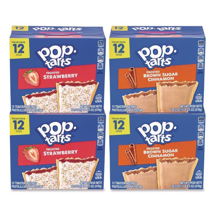 KELLOGG'S Celcius Vibe and Pop Tarts Variety Combo Pack,(18) 12oz Cans,(24) Frosted Strawberry/(24) Frosted Brown Sugar Cinnamon/Bundle (GRR60004172) thumbnail 4