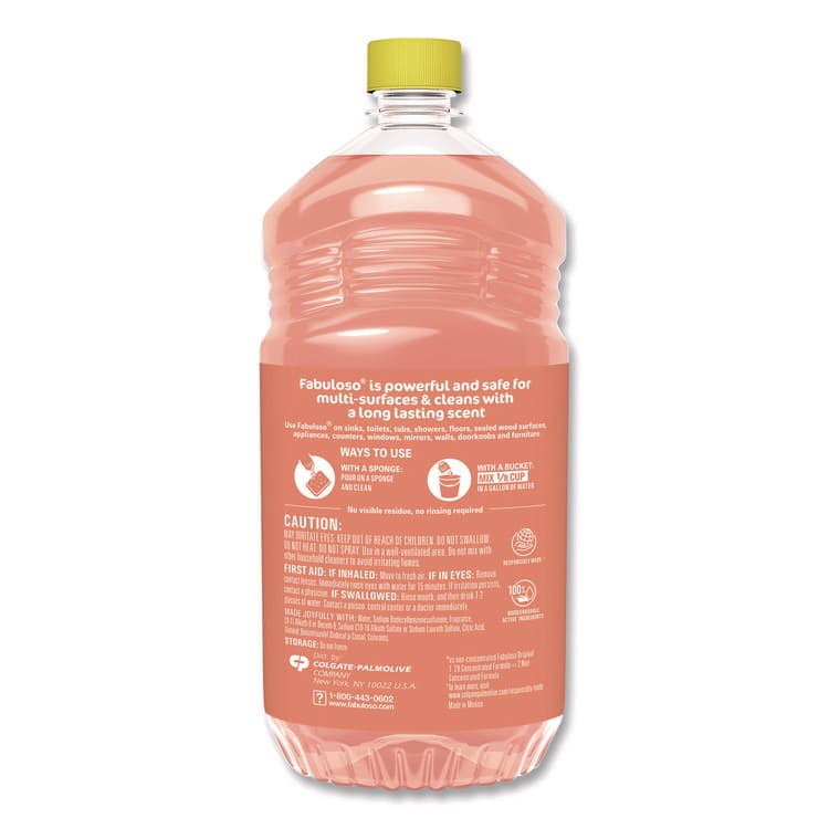 COLGATE PALMOLIVE, IPD. Multi-Use Cleaner, Peach Scent, 56 oz Bottle, 6/Carton (CPC61046751) thumbnail 3