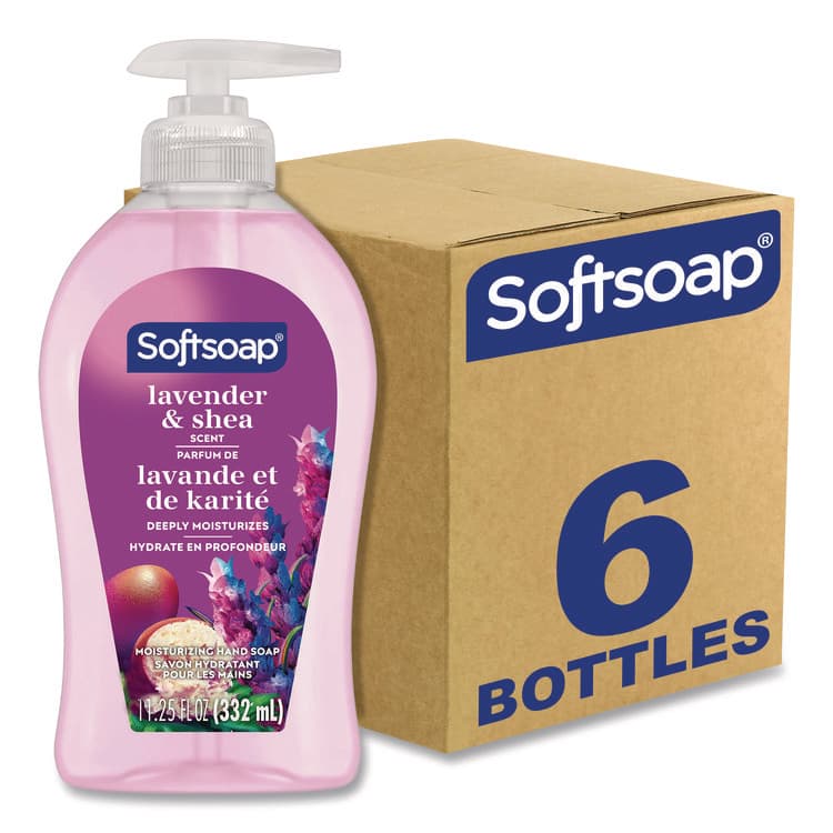 COLGATE PALMOLIVE, IPD. Liquid Hand Soap Pumps, Lavender Shea Scent, 6/Carton (CPCUS07058ACT)