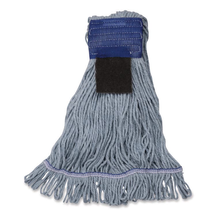CFS BRANDS Medium Blue Looped-End Mop, Cotton, 36 x 6 x 3, Blue (CFS369418S14) thumbnail 2