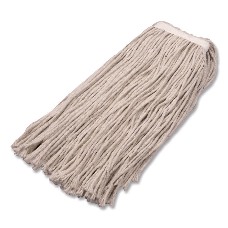CFS BRANDS Full Weight Cut End Mop Head, Cotton, 20 oz, White (CFS369720B00) thumbnail 3