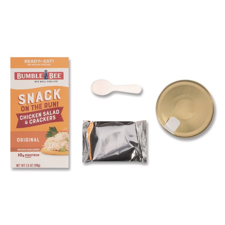 BUMBLE BEE FOODS, LLC Snack on the Run Chicken Salad with Crackers, 3.5 oz Pack, 12/Carton (BBYAHF70350) thumbnail 3
