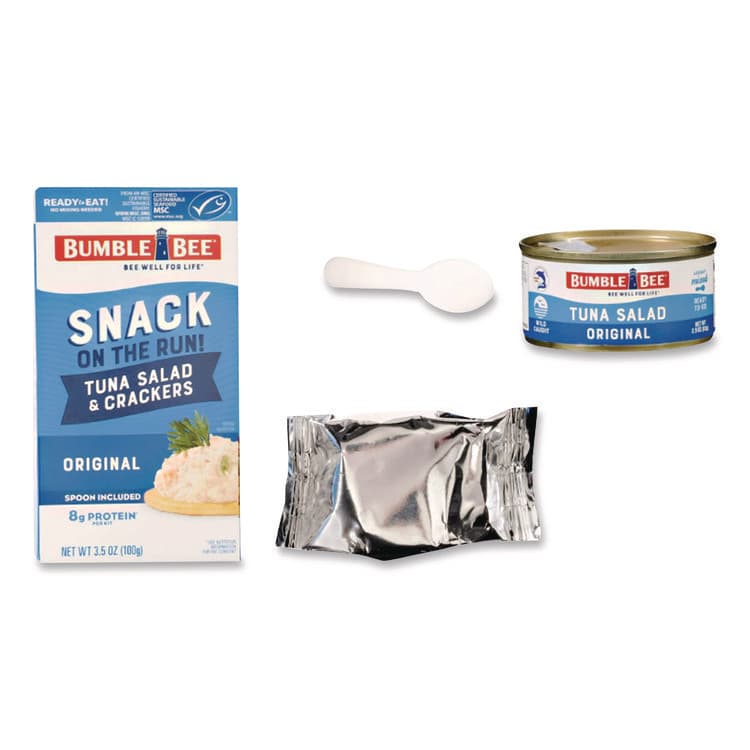 BUMBLE BEE FOODS, LLC Snack on the Run Tuna Salad with Crackers, 3.5 oz Pack, 12/Carton (BBYAHF70777) thumbnail 3