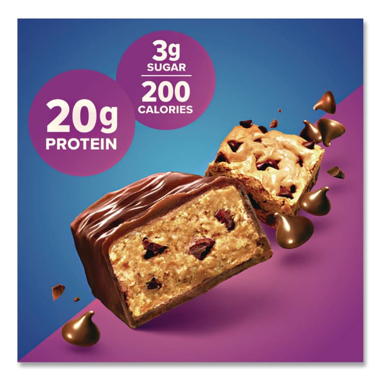 THE BALANCE BAR COMPANY Pure Protein Bar, Chewy Chocolate Chip, 1.76 oz Bar, 6/Box (BCBNRN13353) thumbnail 3