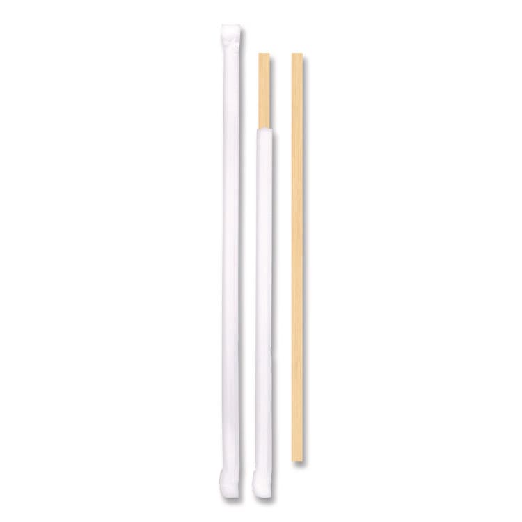 BERK ENTERPRISES Wrapped Wood Stirrers, 5.5", 500/Box (BEKBEP90211) thumbnail 2