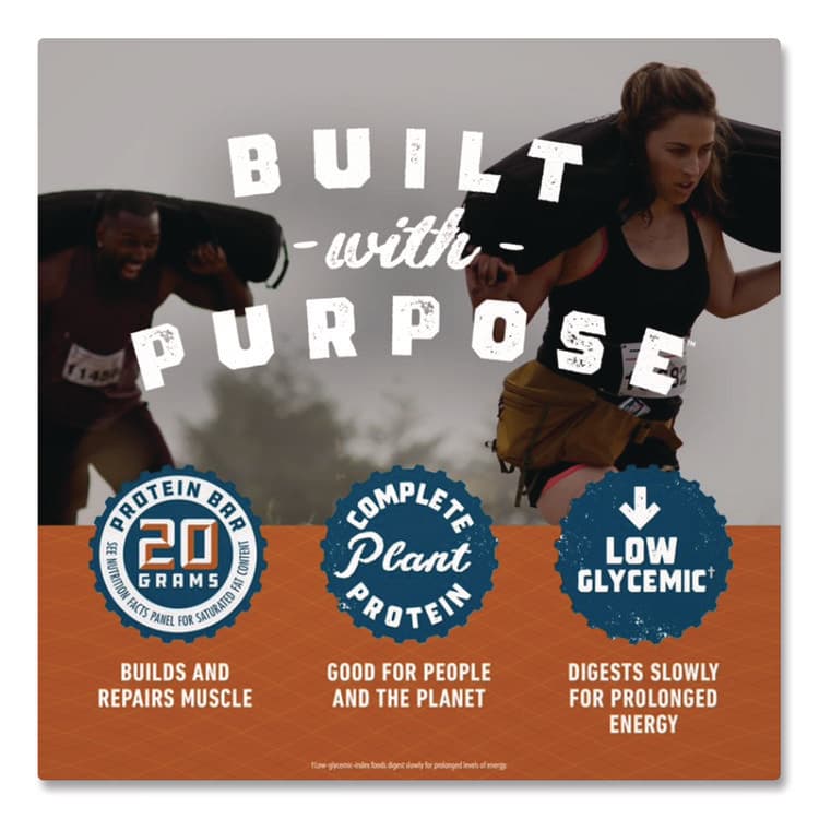 CLIF BAR & COMPANY Builders Protein Bar, Chocolate Peanut Butter, 2.4 oz Bar, 12 Bars/Box (CBCCCC160041) thumbnail 3