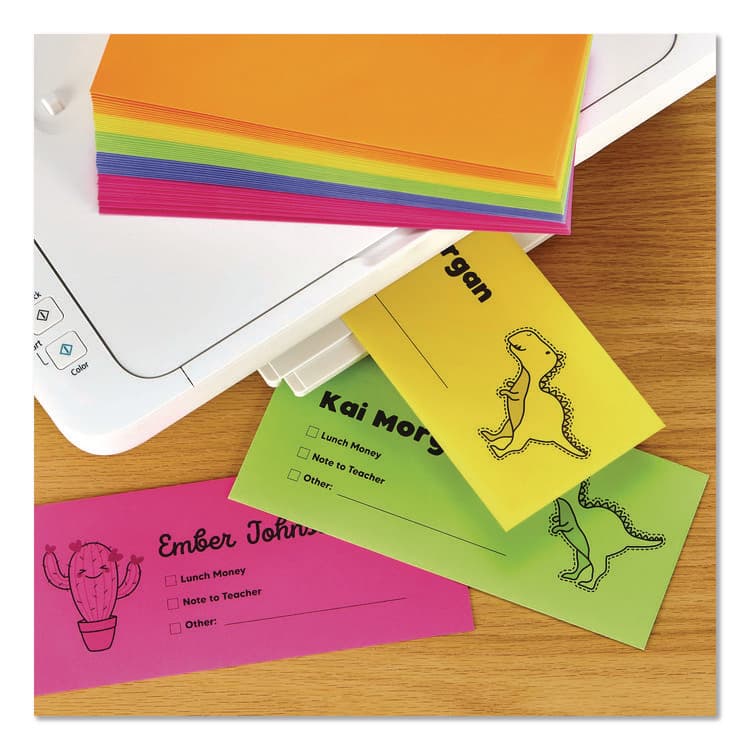 NEENAH PAPER Bulk Envelopes, #10, Bankers Flap, Gummed Closure, Assorted Colors, 200/Pack (WAU92109) thumbnail 4